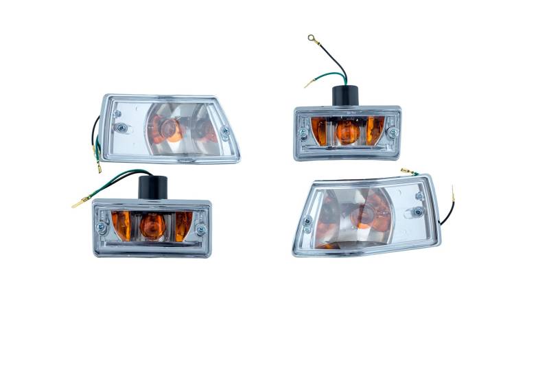 one by Camamoto Komplett-Set für vorne und hinten, kompatibel mit Piaggio Vespa PX Regenbogen - LML / 125-150-200 / Baujahr 1977 bis 1984 von one