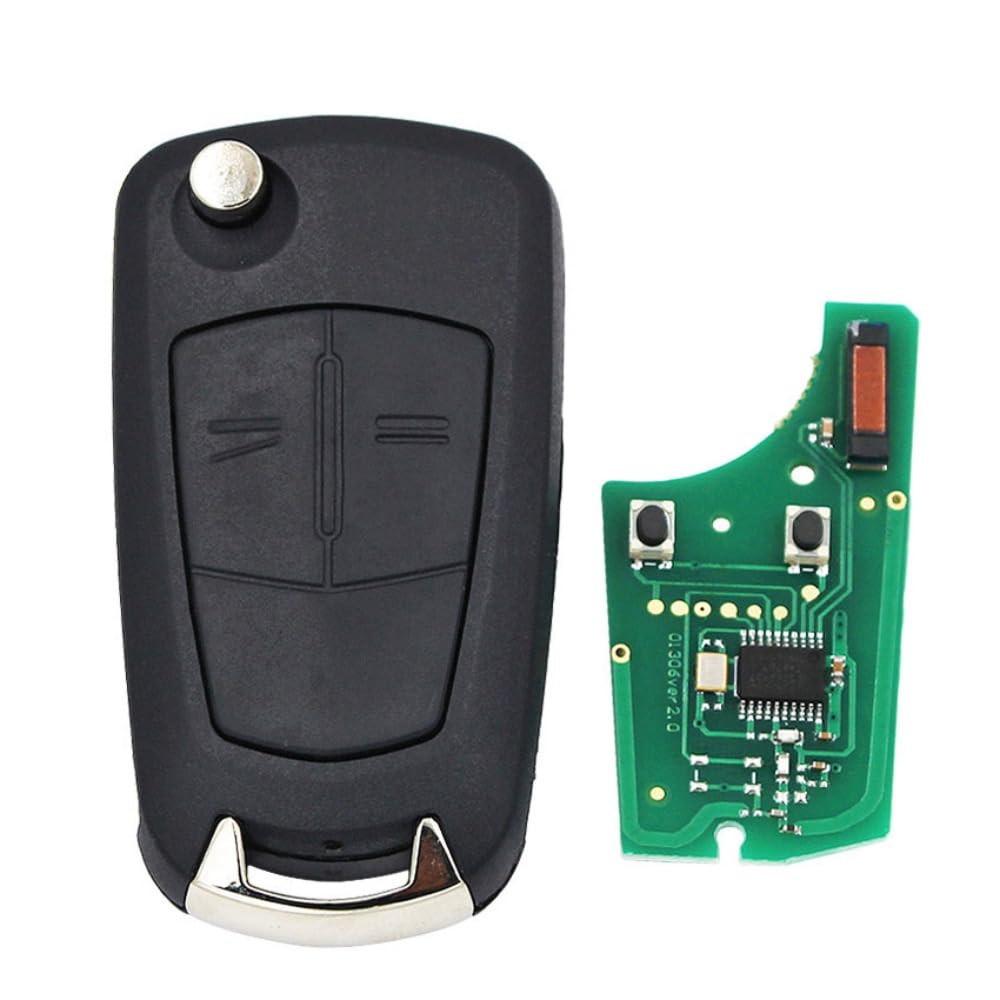 2-Tasten Autoschlüsselanhänger 433Mhz ID46 PCF7941 Chip für Opel Vauxhall Astra H 2004 2005 2006 2007 2008 2009 2-Tasten Autoschlüsselanhänger 433Mhz ID46 PCF7941 Chip für Opel Vauxhall Astra H 2004 2005 2006 2007 2008 2009 von onetop1