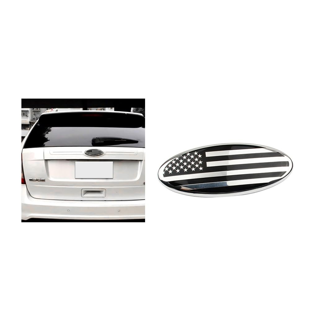 ontto 1 Stück 11.5cm Amerikanische Flagge Frontgrill Hinten Heckklappe Emblem Aufkleber Passt für Ford F150 F250 Explorer Edge Ranger Focus Ecosport Abzeichen Namensschild Emblem Logo Zubehör Silber ontto 1 Stück 11.5cm Amerikanische Flagge Frontgrill Hinten Heckklappe Emblem Aufkleber Passt für Ford F150 F250 Explorer Edge Ranger Focus Ecosport Abzeichen Namensschild Emblem Logo Zubehör Silber von ontto