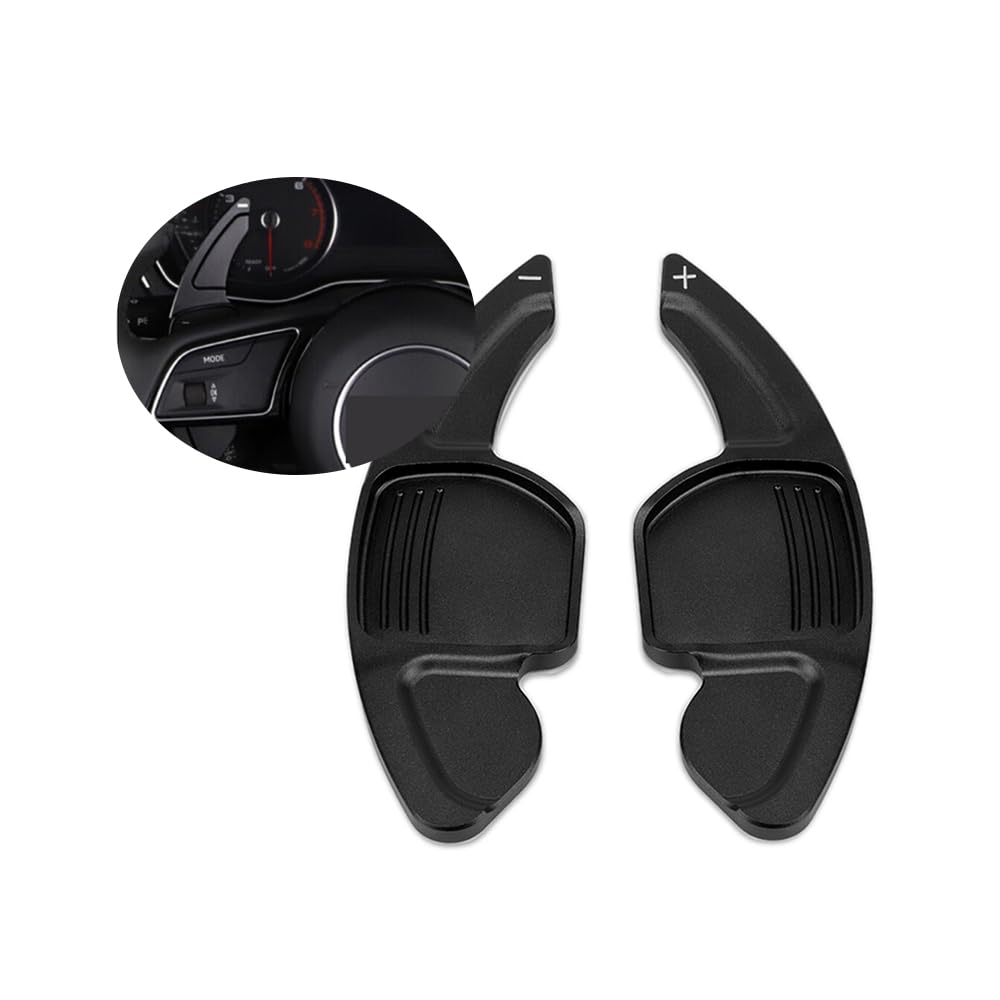 ontto 2 Stück Lenkrad Schaltwippen Verlängerung Schaltpaddel Passt für Audi A3 A4 B8 A4L A5 A6 C7 A7 A8 Q3 Q5 Q7 TT S3 S4 S6 R8 2013-2016 Metall Paddle Shifter Extensions Innendekoration-Schwarz ontto 2 Stück Lenkrad Schaltwippen Verlängerung Schaltpaddel Passt für Audi A3 A4 B8 A4L A5 A6 C7 A7 A8 Q3 Q5 Q7 TT S3 S4 S6 R8 2013-2016 Metall Paddle Shifter Extensions Innendekoration-Schwarz von ontto