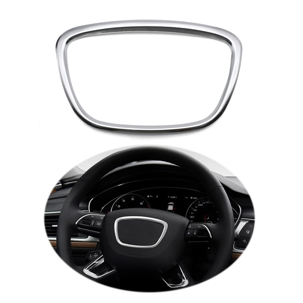 ontto Auto Lenkrad Dekorativer Ring Innenzubehör Passt für Audi A4 B6 B7 B8 A6 C6 A5 Q7 Q3 Q5 A3 8P S3 8V A4L A6L Lenkrad Logo Aufkleber Emblem Trim Abziehbilder Abdeckung für Autozubehör-B Silber ontto Auto Lenkrad Dekorativer Ring Innenzubehör Passt für Audi A4 B6 B7 B8 A6 C6 A5 Q7 Q3 Q5 A3 8P S3 8V A4L A6L Lenkrad Logo Aufkleber Emblem Trim Abziehbilder Abdeckung für Autozubehör-B Silber von ontto