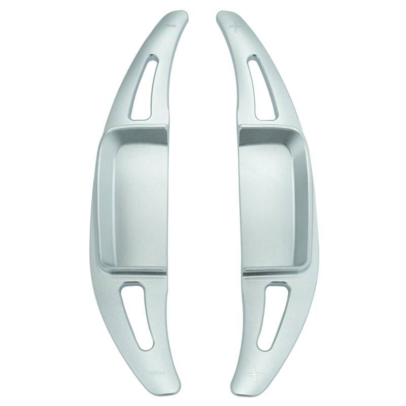 ontto Auto Lenkrad Schaltwippen Lenkradwippe Verlängerung Passt für Mercedes A B C E Klasse W177 W206 W223 C180 GLC EQE EQS 2022-2024 Metall Ersatzsatz Schalthebel Shifter Paddle Extension-Silber von ontto