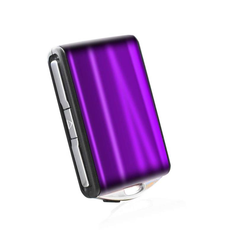 ontto Autoschlüssel Hülle Abdeckung für Volvo Harz Schlüsselhülle Schutzhülle Cover für Volvo XC90 S90 V90 XC60 S60 V60 XC40 mit 3 Taste Keyless Go Schutz Schlüsselbox Schlüsselschutz-Lila von ontto