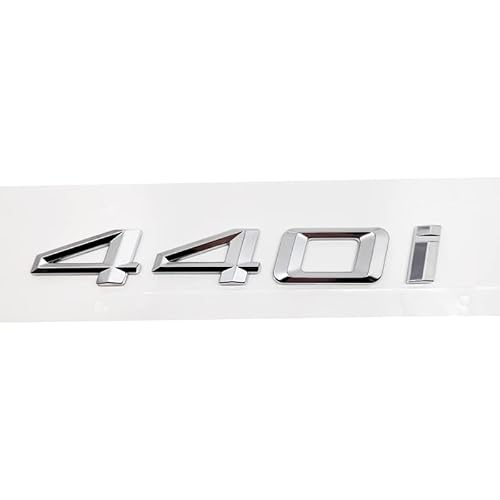 ontto Chrom Silber ABS Auto Nummer Anzahl Buchstaben Wort Kofferraum hinten Emblem Embleme Abzeichen Aufkleber Brief Stamm Deckel für 4 Serie 420i 428i 430i 435i 440i Dekoration Zubehör Aufkleber ontto Chrom Silber ABS Auto Nummer Anzahl Buchstaben Wort Kofferraum hinten Emblem Embleme Abzeichen Aufkleber Brief Stamm Deckel für 4 Serie 420i 428i 430i 435i 440i Dekoration Zubehör Aufkleber von ontto