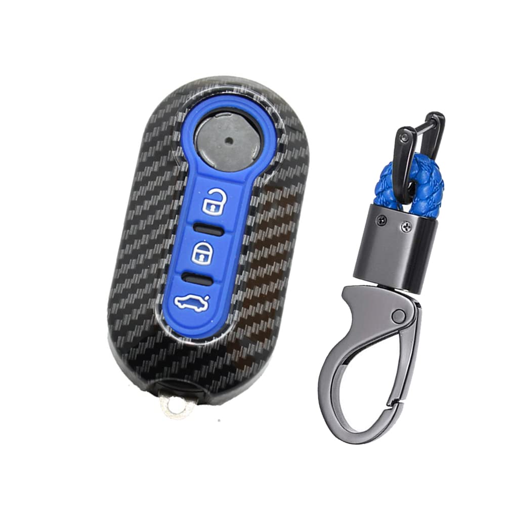 ontto Klapp Autoschlüssel Hülle Passt für FIAT 500 500C 500L 500X Qubo Panda Punto Lancia Ypslon Delta Grande Bravo Schlüsselbox Schlüsselschutz Schlüsselanhänger Schlüssel Abdeckung 3 Tasten-Blau ontto Klapp Autoschlüssel Hülle Passt für FIAT 500 500C 500L 500X Qubo Panda Punto Lancia Ypslon Delta Grande Bravo Schlüsselbox Schlüsselschutz Schlüsselanhänger Schlüssel Abdeckung 3 Tasten-Blau von ontto