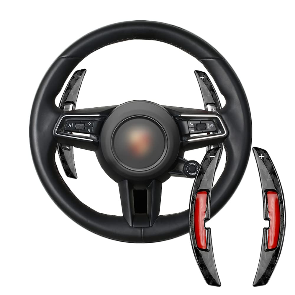 ontto Kohlefaser Lenkrad Schaltpaddel Verlängerung Schaltwippen Passt für Porsche Panamera 2022, 911 992 2021 Ersatzsatz Shift Paddles Shifter Extension Selbstklebende Schalthebel Schwarze Textur ontto Kohlefaser Lenkrad Schaltpaddel Verlängerung Schaltwippen Passt für Porsche Panamera 2022, 911 992 2021 Ersatzsatz Shift Paddles Shifter Extension Selbstklebende Schalthebel Schwarze Textur von ontto