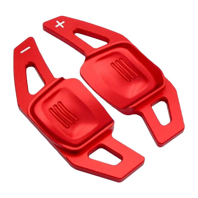 ontto Lenkrad Schaltwippen Verlängerung Schaltpaddel Passt für VWW Golf 7 Alltrack MK7 Golf 8 MK8 Passat B8 Jetta MK6 Arteon 2013-2022 Metall Shift Paddle Shifter Erweiterung Innendekoration-Rot von ontto