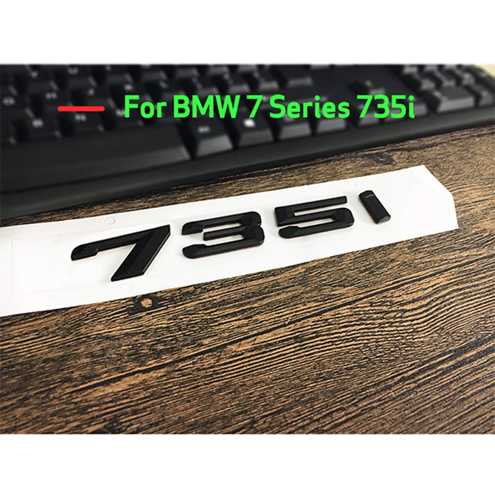 ontto Matte Schwarz ABS Nummer Anzahl Buchstaben Wort Kofferraum Abzeichen Emblem Embleme Brief Aufkleber für 6 7 Serie 640i 650i 733i 735i 735iL 740i 740iL 740Ld Dekoration Zubehör ontto Matte Schwarz ABS Nummer Anzahl Buchstaben Wort Kofferraum Abzeichen Emblem Embleme Brief Aufkleber für 6 7 Serie 640i 650i 733i 735i 735iL 740i 740iL 740Ld Dekoration Zubehör von ontto