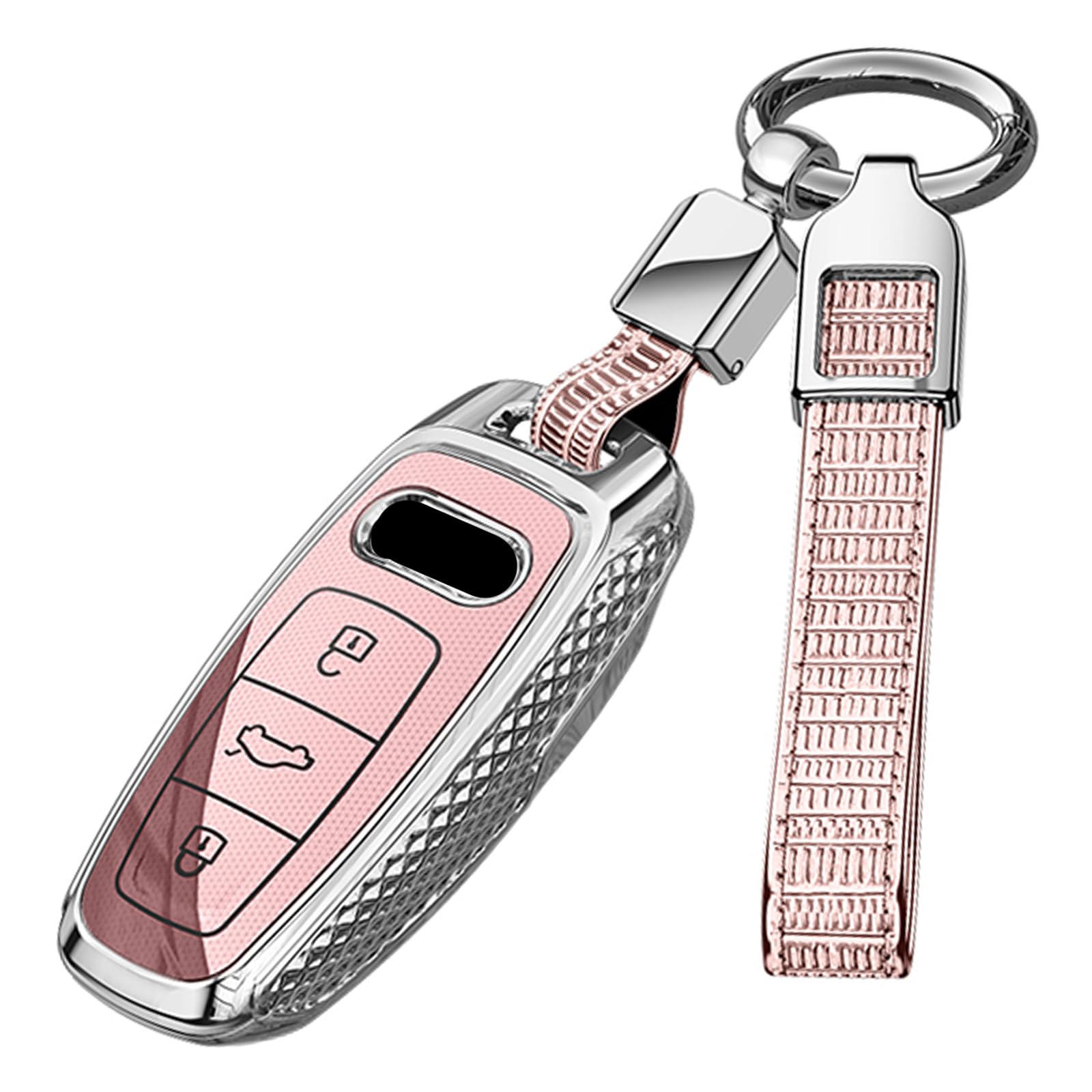 ontto PC Autoschlüssel Hülle Schutzhülle Schlüsselhülle für Audi A3 A6 A7 A8 Q7Q8 Q4 E-Tron S3 Sportback SQ7 SQ8 RS6 RS7 A8L 2019-2024 Zubehör Schlüsselcover Schlüsseletui 3 Tasten-B Rosa ontto PC Autoschlüssel Hülle Schutzhülle Schlüsselhülle für Audi A3 A6 A7 A8 Q7Q8 Q4 E-Tron S3 Sportback SQ7 SQ8 RS6 RS7 A8L 2019-2024 Zubehör Schlüsselcover Schlüsseletui 3 Tasten-B Rosa von ontto