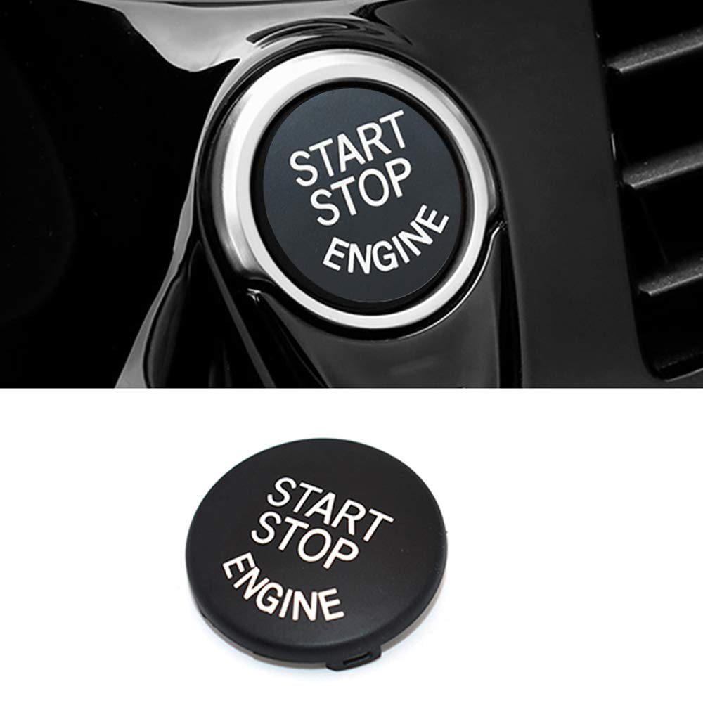 ontto Start Stop Engine Knopf Druckknopf Zündschalter Abdeckung für BM-W 1er E87 3er E90 E91 E92 E93 5er E60 X1 E84 X3 E83 X5 E70 X6 E71 Z4 E89 Zündknopf Druckschalter Taste Abdeckung-Matt schwarz ontto Start Stop Engine Knopf Druckknopf Zündschalter Abdeckung für BM-W 1er E87 3er E90 E91 E92 E93 5er E60 X1 E84 X3 E83 X5 E70 X6 E71 Z4 E89 Zündknopf Druckschalter Taste Abdeckung-Matt schwarz von ontto