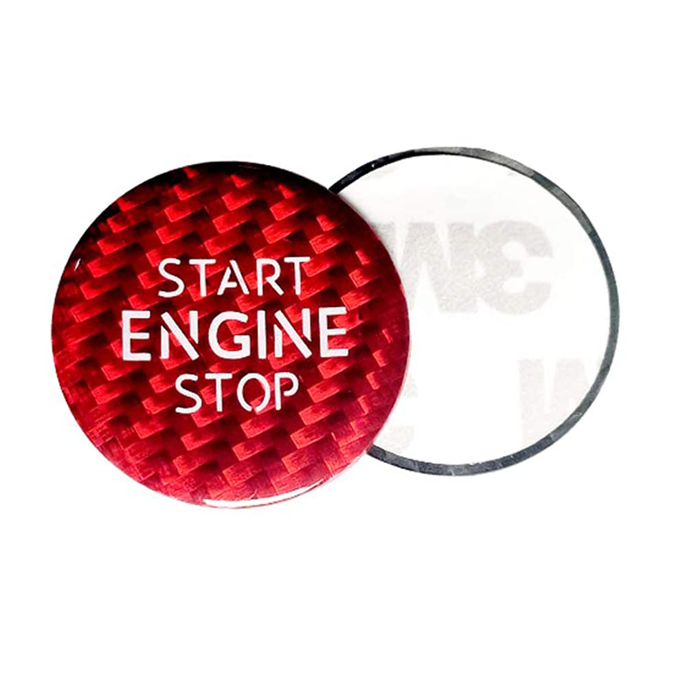 ontto Styling Auto Start Stop Engine Knopf Abdeckung Aufkleber für VW Volkswagen Tiguan Passat T-Cross Bora C-Trek CC Kohlefaser Zündknopf Schalter Taste Ersetzen Dekoration Trim Aufkleber -Rot ontto Styling Auto Start Stop Engine Knopf Abdeckung Aufkleber für VW Volkswagen Tiguan Passat T-Cross Bora C-Trek CC Kohlefaser Zündknopf Schalter Taste Ersetzen Dekoration Trim Aufkleber -Rot von ontto