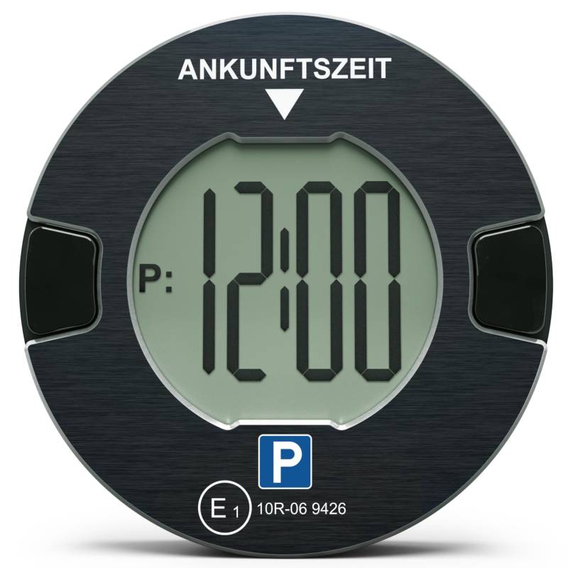 OOONO P-DISC NO1 - Elektronische Parkscheibe mit Zulassung fürs Auto - Automatische Digitale Parkscheibe Elektrisch mit Zulassung vom KBA nach StVO - Elektrische Parkuhr Auto zugelassen von OOONO