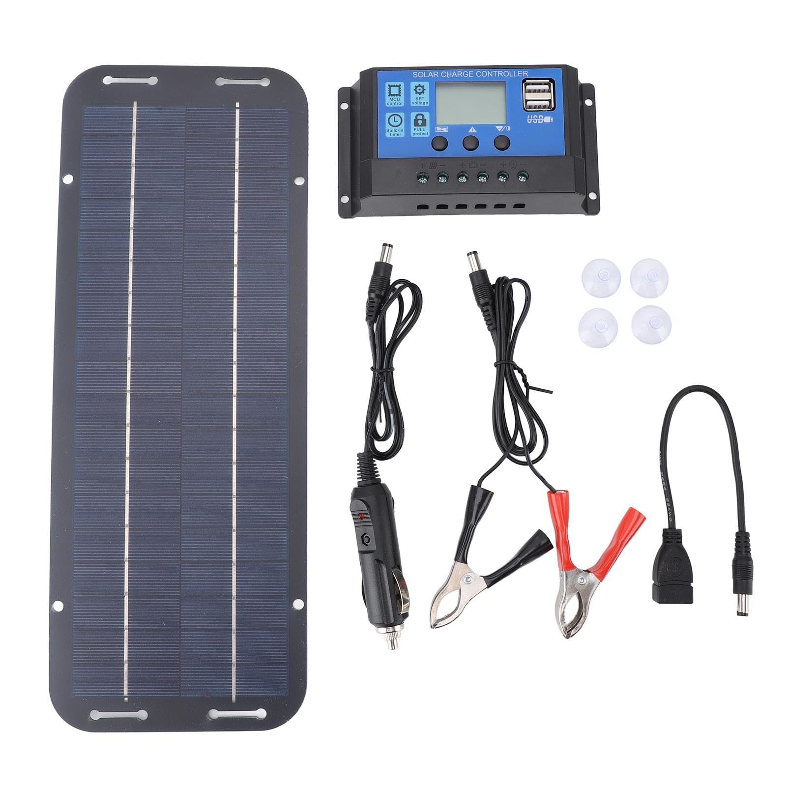 osiuujkw Bleiben Sie unterwegs aufgeladen. Solar Autobatterie Ladeset für unterwegs. Solarenergie zum Aufladen von Autos. Solar Erhaltungsladegerät für LKWs, mit Controller osiuujkw Bleiben Sie unterwegs aufgeladen. Solar Autobatterie Ladeset für unterwegs. Solarenergie zum Aufladen von Autos. Solar Erhaltungsladegerät für LKWs, mit Controller von osiuujkw