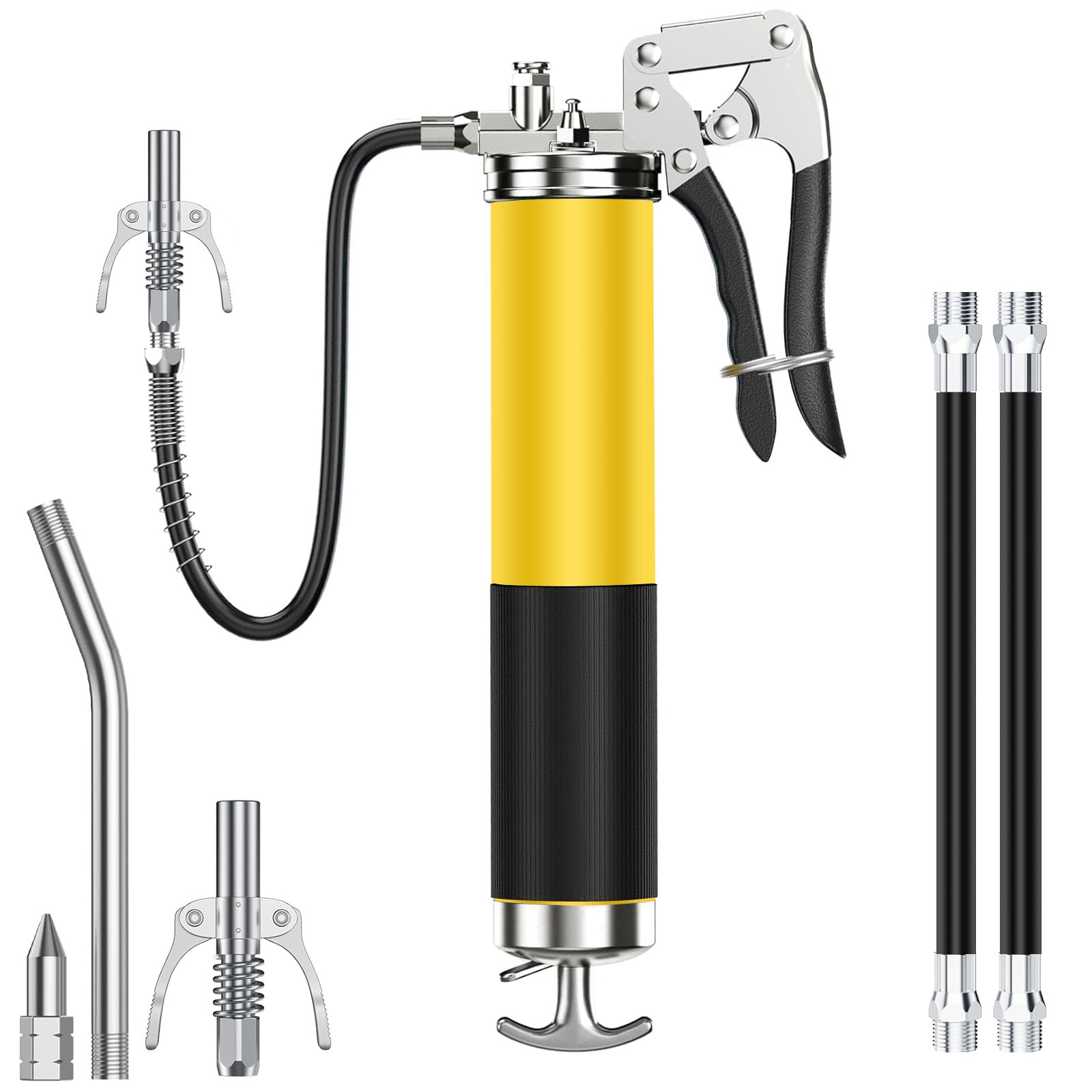 oumuik fettpresse für schmiernippel Fettpresse,Kegel-Schmiernippel Fettpresse mit Pistolengriff, 27" robuster, verstärkter Flexibler Schlauch,, mit Kegel-Schmiernippel oumuik fettpresse für schmiernippel Fettpresse,Kegel-Schmiernippel Fettpresse mit Pistolengriff, 27" robuster, verstärkter Flexibler Schlauch,, mit Kegel-Schmiernippel von oumuik