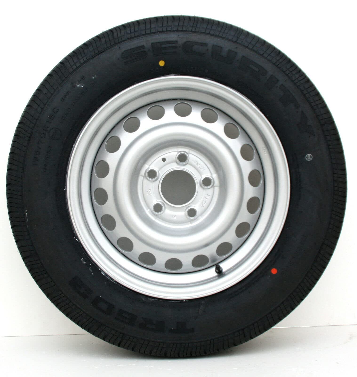 p4U Komplettrad | 195/70R15C 5,5Jx15 112x5 8PR TR603 ET30 Reifen Rad Anhänger Trailer, m von p4U