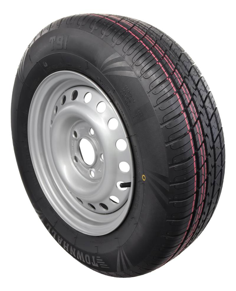 p4U Komplettrad Anhängerräder Reifen 195/70R14 112x5 710kg Rad 14' 96N Wohnwagen Anhänger von p4U