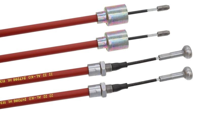 trailer parts4u 2X Bremsseil das Original von Alko Longlife Schnellmontage - Hüllenlänge: 1130mm Gesamtlänge: 1326mm Anhänger Seilzug Bowdenzug 247.286 247286 von trailer parts4u