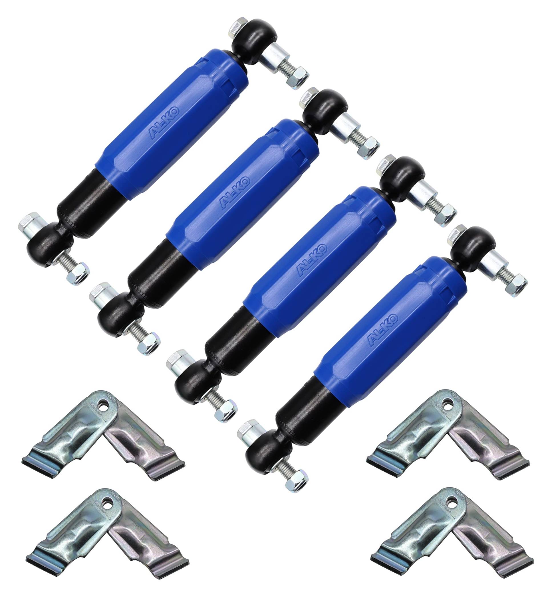 4X Alko Octagon Plus Radstoßdämpfer Blau 1350/2700 kg inkl. Halterung für Achsbefestigung 244085 244.085 244 085 4X Alko Octagon Plus Radstoßdämpfer Blau 1350/2700 kg inkl. Halterung für Achsbefestigung 244085 244.085 244 085 von trailer parts4u
