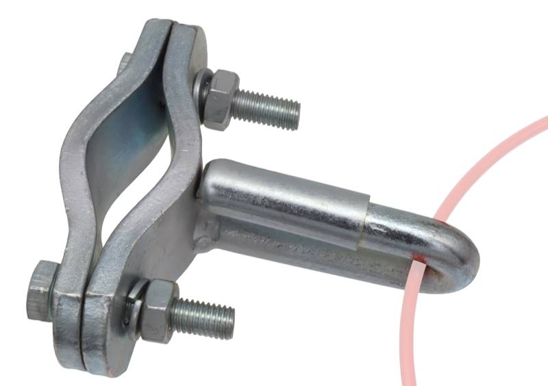 trailer parts4u Abreißseilhalterung für Anhänger - Pflicht in Schweiz - Silber - Kohlenstoffstahl - PKW, LKW, Lieferwagen von trailer parts4u