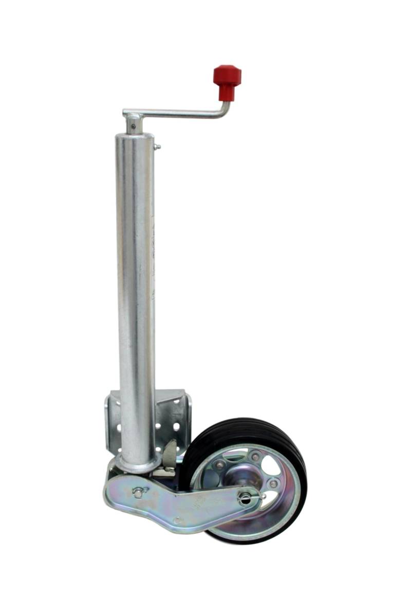 trailer parts4u Original Alko Profi Automatik Stützrad 230x80 / 60 mm Rohrdurchmesser 500kg mit Flansch Lange Ausführ. 1223638 von trailer parts4u