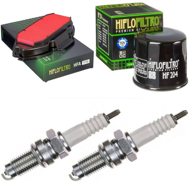 Luftfilter Ölfilter Zündkerzen für NC 700X Baujahr 2012-2014 Servicekit Wartungskit von pamoto