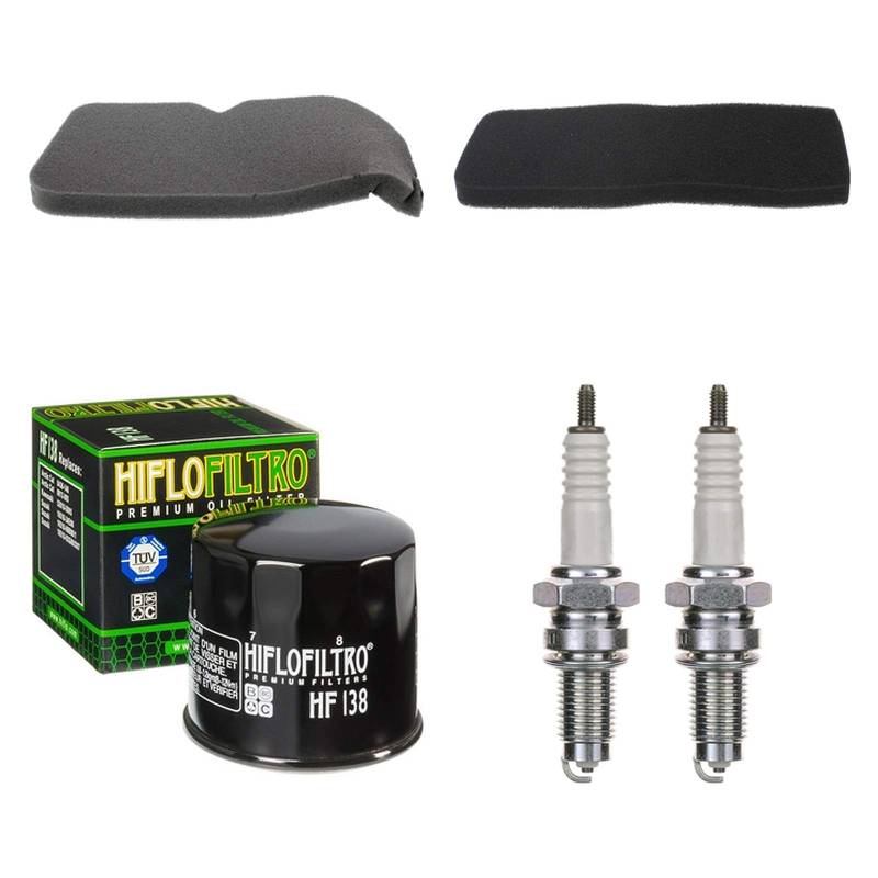 Luftfilter Ölfilter Zündkerzen für VS 1400 GLP Intruder Baujahr 1987-2003 Servicekit Wartungskit von pamoto