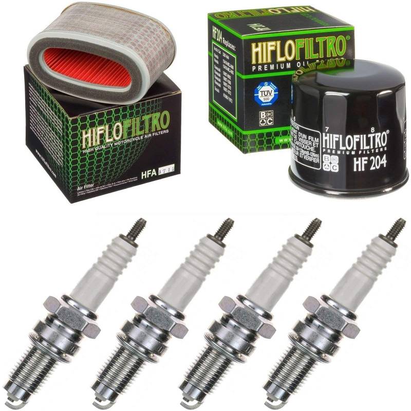 Luftfilter Ölfilter Zündkerzen für VT 750 C2 Shadow Spirit Baujahr 2007-2009 Doppelzündung von pamoto