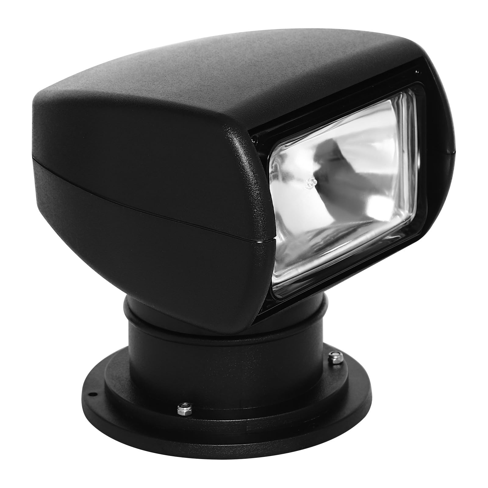 panfudongk Scheinwerfer Boot Fernbedienung LED Strahler Zubehör Zusatzscheinwerfer 12 V 100 W 4300 K 2300 lm 800 m Reichweite IP66 für Yacht Angeltour robust (Schwarz, Einfacher Fernbedienung) von panfudongk