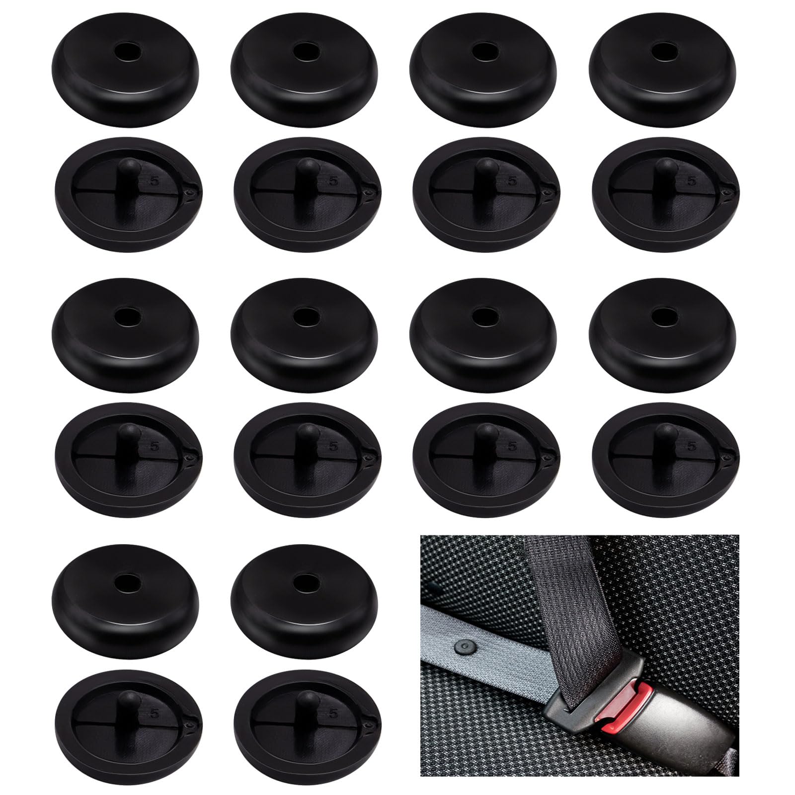 pangutheos 10 Paare Sicherheitsgurt Stopper, Kunststoff Gurtstopper, Robust und Langlebig Sicherheitsgurt Stopper Auto Gurt Knopf für Autogurt für die Meisten Sicherheitsgurte im Auto pangutheos 10 Paare Sicherheitsgurt Stopper, Kunststoff Gurtstopper, Robust und Langlebig Sicherheitsgurt Stopper Auto Gurt Knopf für Autogurt für die Meisten Sicherheitsgurte im Auto von pangutheos