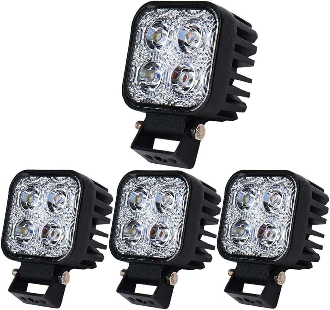 papasbox 4 Stück LED Arbeitsscheinwerfer 12 Volt | Auto LED Scheinwerfer 12V - 24V 12W 6000K IP67 Flutlicht Worklight Arbeitslicht SUV UTV ATV Rückfahrscheinwerfer Traktor Bagger papasbox 4 Stück LED Arbeitsscheinwerfer 12 Volt | Auto LED Scheinwerfer 12V - 24V 12W 6000K IP67 Flutlicht Worklight Arbeitslicht SUV UTV ATV Rückfahrscheinwerfer Traktor Bagger von papasbox
