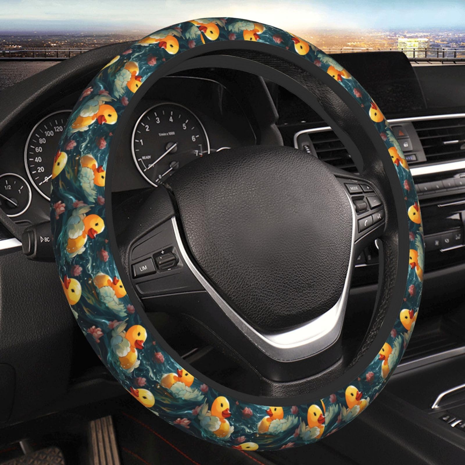 Auto-Lenkradbezug, Autozubehör, Schutz, 15 Zoll, für Auto, SUV, Fahrzeug, LKW, Gummi, gelbe Ente, Art Auto-Lenkradbezug, Autozubehör, Schutz, 15 Zoll, für Auto, SUV, Fahrzeug, LKW, Gummi, gelbe Ente, Art von peiyeety