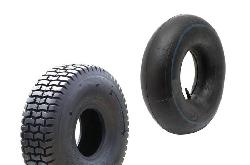 18x8.50-8 4PR Rasenmäher/Rasentraktor/Aufsitzmäher Reifen + Schlauch von perfektGarten