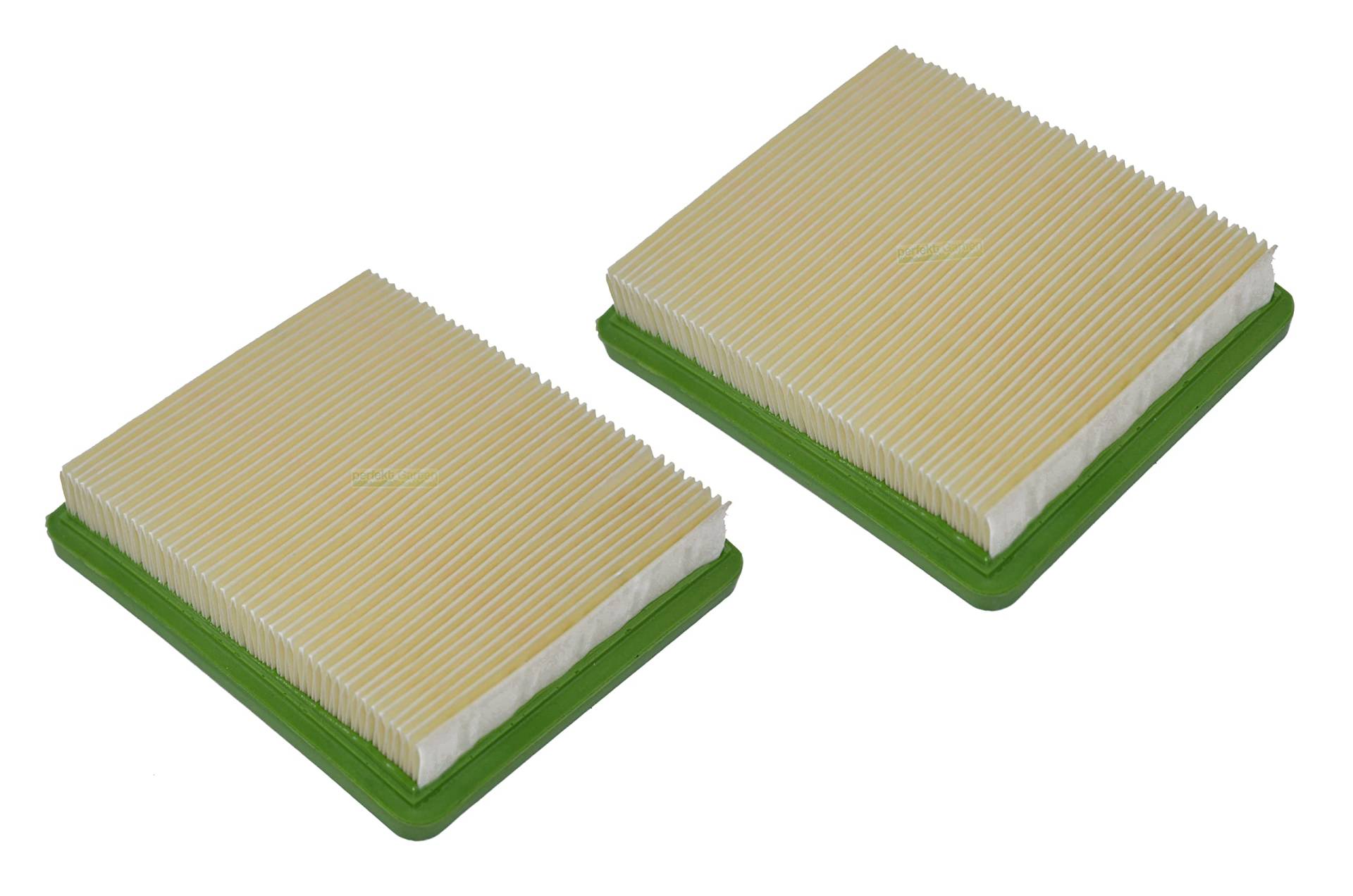2 X 11,5 X 10 X 2,3 CM / 115x100x23 Luftfilter kompatibel mit China/Import Rasenmäher von perfektGarten