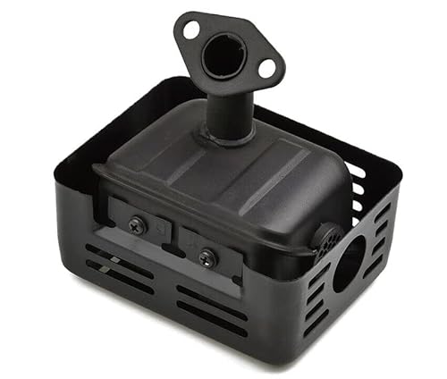 Auspuff Schalldämpfer kompatibel mit Honda Zongshen Loncin Lifan Kipor Zipper Holida Kama 5-6,5PS Motor von perfektGarten