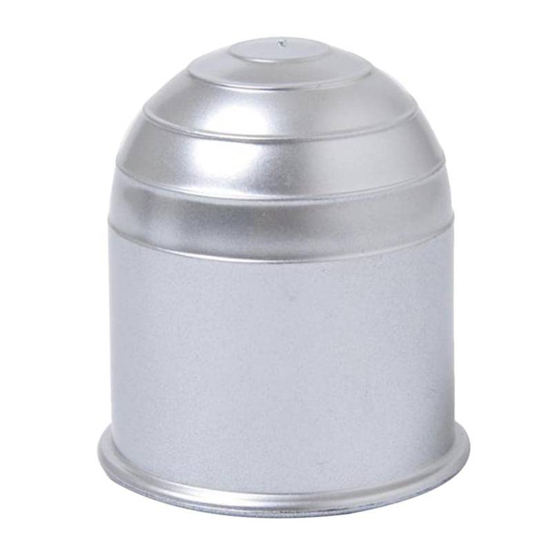 1x Schutzkappe Silber für Anhängerkupplung passend für alle konventionellen Auto Anhängevorrichtungen von perfk