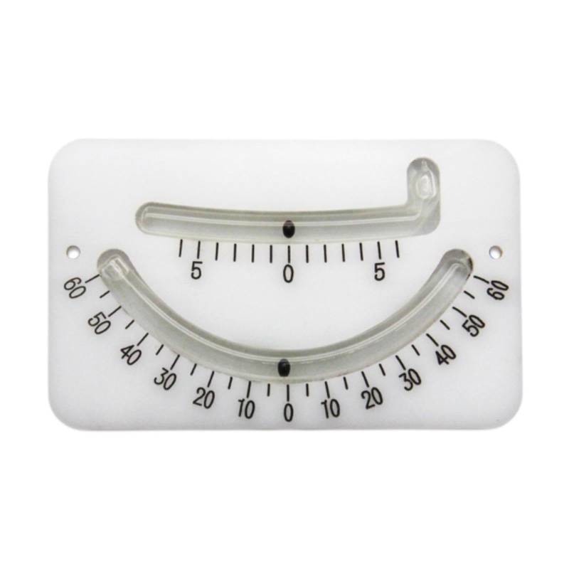 perfk Grad Level -Probraktorstufe 60 Grad Spirit Level Taschenpocke Level Marine Clinometer Neigung für Holzbearbeitung RV von perfk