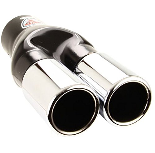 Chrom Duplex Endrohr für Auspuff Blende Endtopf -GERADE-Tuning - UNIVERSAL Chrom Duplex Endrohr für Auspuff Blende Endtopf -GERADE-Tuning - UNIVERSAL von phil trade