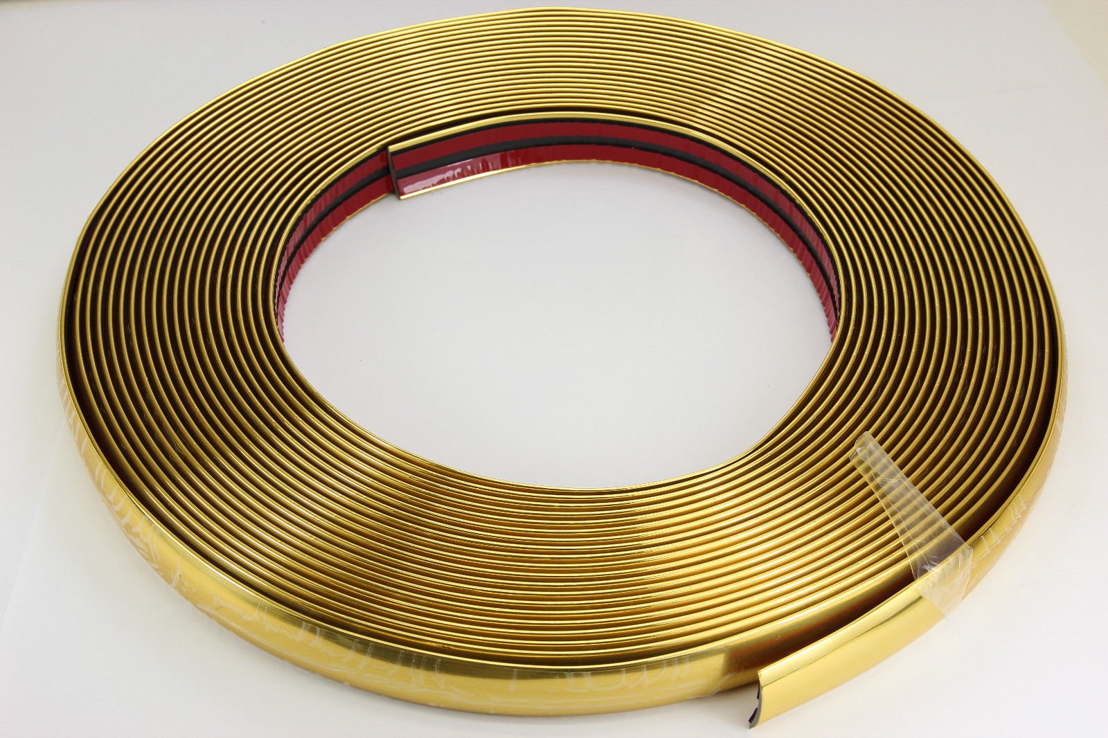 GOLD Chrom Zierleiste 20mm x 15m selbstklebend universal Auto Goldleiste Kontur von phil trade