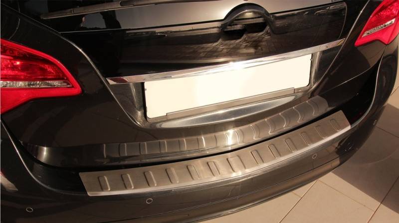 Ladekantenschutz Edelstahl CHROM kompatibel für OPEL MERIVA B, 2010-2017 | mit Abkantung | premium Qualität von RECAMBO von Recambo