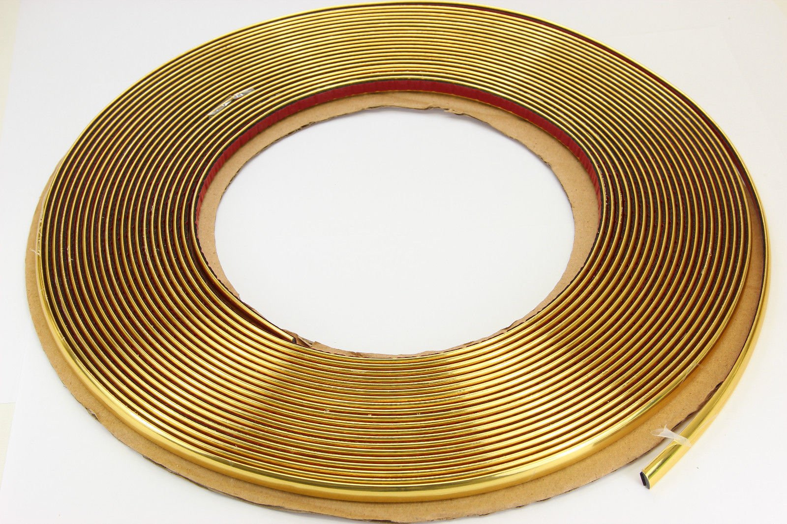 Recambo Gold Chrom Zierleiste 8mm x 15m selbstklebend universal Auto Goldleiste Kontur von phil trade