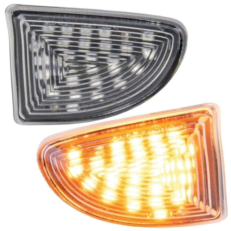 phil trade LED SEITENBLINKER kompatibel für FORTWO A451, C451 | Cabrio & Coupe | KLARGLAS | 7232 von phil trade