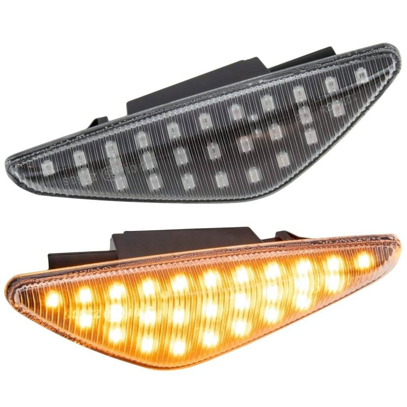 phil trade LED SEITENBLINKER kompatibel für X3 F25 | X5 E70 | X6 E71, E72 | KLARGLAS [7137-B] von phil trade