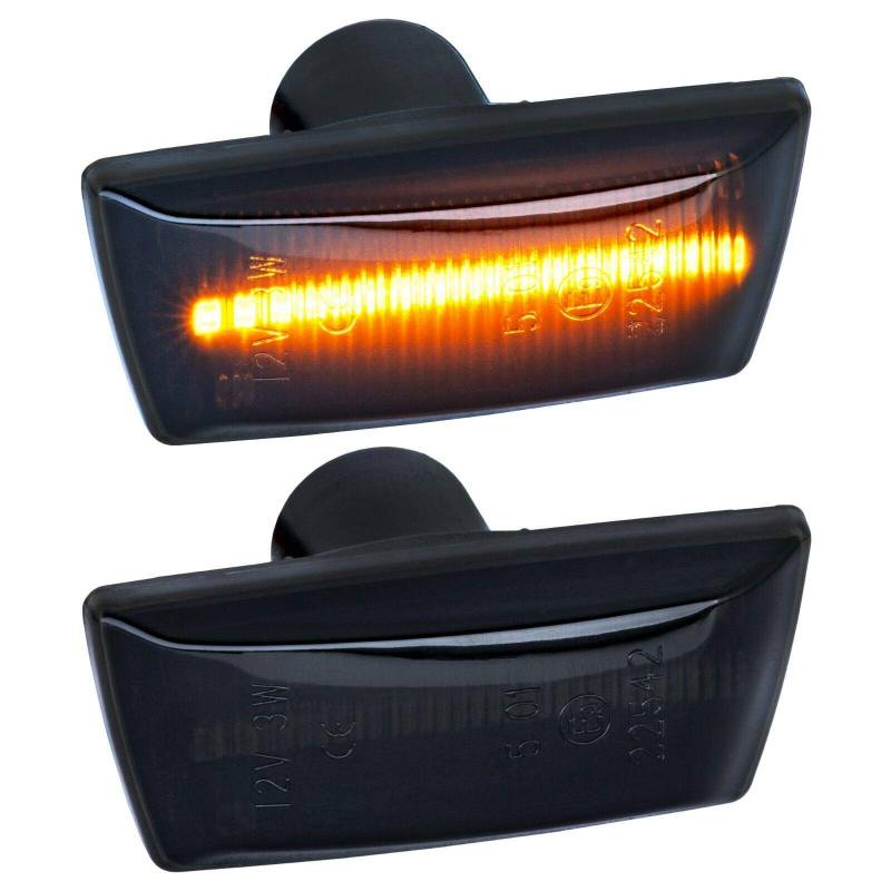 phil trade LED SEITENBLINKER schwarz kompatibel für Adam Astra H J GTC Corsa D E |71010-1 von Recambo
