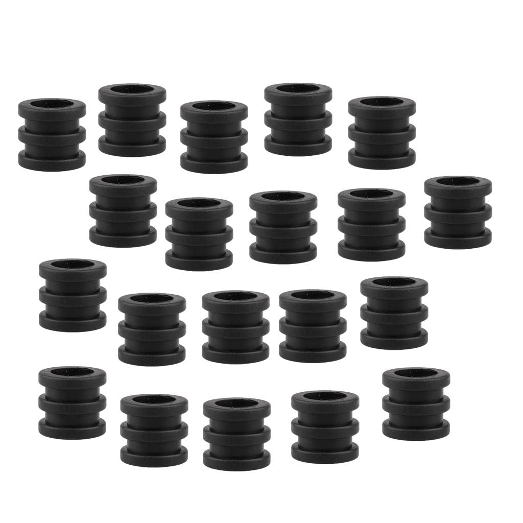 20 Stück Tischfußball-Stoßstangen-Ersatzzubehör – schwarzes weiches PVC für die meisten Tische – ultimatives Gaming-Upgrade 20 Stück Tischfußball-Stoßstangen-Ersatzzubehör – schwarzes weiches PVC für die meisten Tische – ultimatives Gaming-Upgrade von pistro