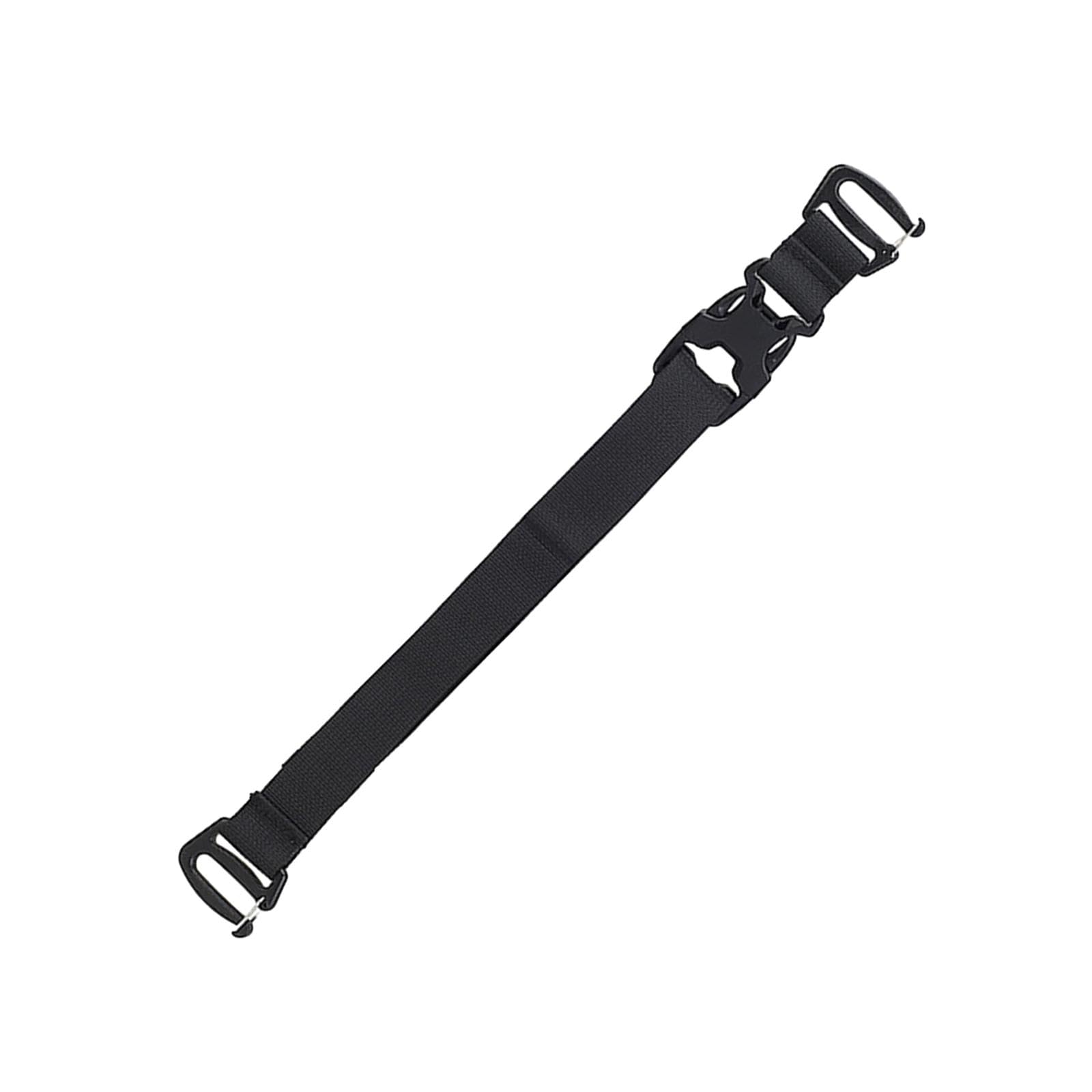 Reisegepäckgurt, Packgurte für Rucksackreisen, Reisezubehör, verstellbar, 13–53 cm, schwarzes Nylon-Gurtband Reisegepäckgurt, Packgurte für Rucksackreisen, Reisezubehör, verstellbar, 13–53 cm, schwarzes Nylon-Gurtband von pistro