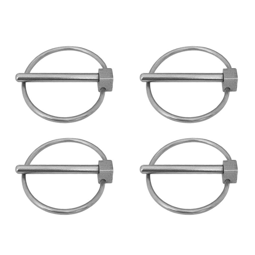 pistro Lynch Pins Sortiment Kit 4,0 mm Edelstahl Bootsanhänger Teile für Bauernhoftraktoren Anhänger LKW Rasenmäher Teile Allrad-LKW Linch Pin 4 Stück pistro Lynch Pins Sortiment Kit 4,0 mm Edelstahl Bootsanhänger Teile für Bauernhoftraktoren Anhänger LKW Rasenmäher Teile Allrad-LKW Linch Pin 4 Stück von pistro