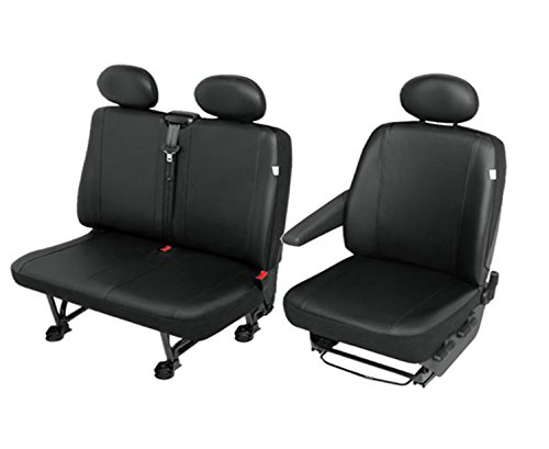 Kunstleder Sitzbezüge Sitzschoner Set Fahrersitz + Doppelbank robuste und Pflegeleichte ECO-Leder Maßgeschneidert Kunstleder Sitzbezüge Sitzschoner Set Fahrersitz + Doppelbank robuste und Pflegeleichte ECO-Leder Maßgeschneidert von Walser