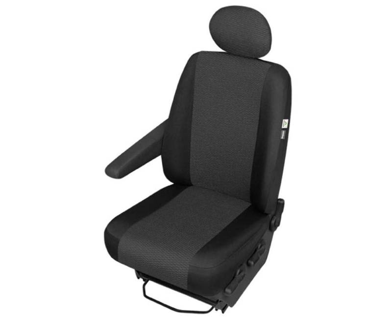 Einzelsitzbezug Sitzbezug Sitzschoner Maßgeschneidert Sitzüberzug für den Fahrersitz kompatibel mit Nissan NV400 von pitshop24