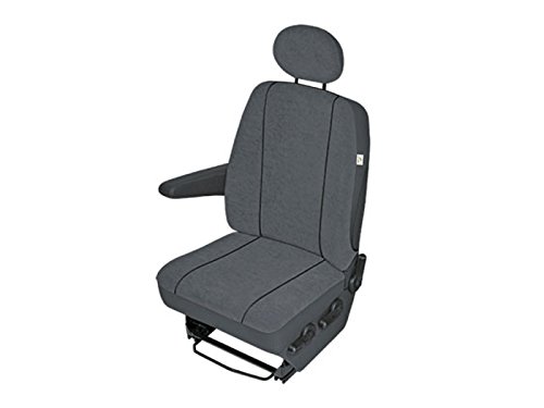 Einzelsitzbezug Sitzbezug Sitzschoner Fahrersitzbezug SET robuste Stoff in grau von pitshop24de