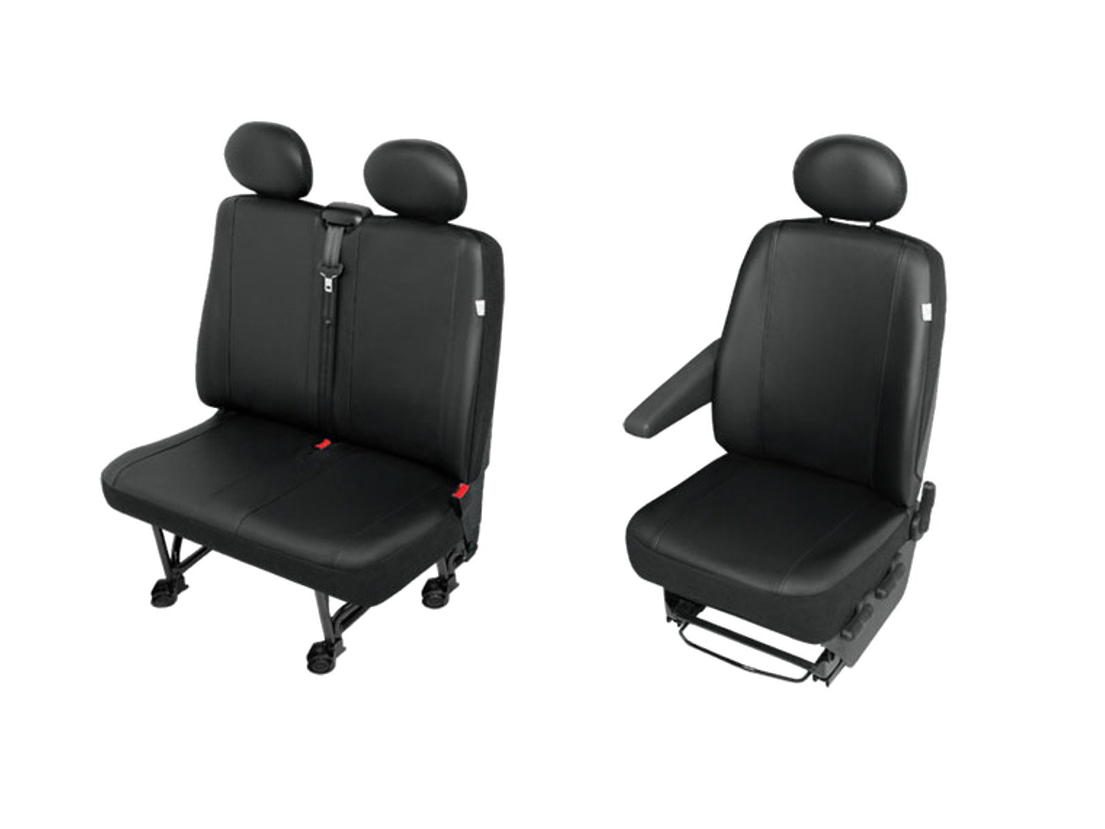 pitshop24de Kunstleder Fahrersitz + Doppelbank Sitzbezüge Sitzschoner Set robuste Pflegeleichte ECO-Leder pitshop24de Kunstleder Fahrersitz + Doppelbank Sitzbezüge Sitzschoner Set robuste Pflegeleichte ECO-Leder von pitshop24de